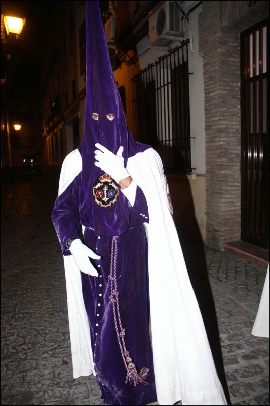 Cayetano Rivera de nazareno en la Madrugá