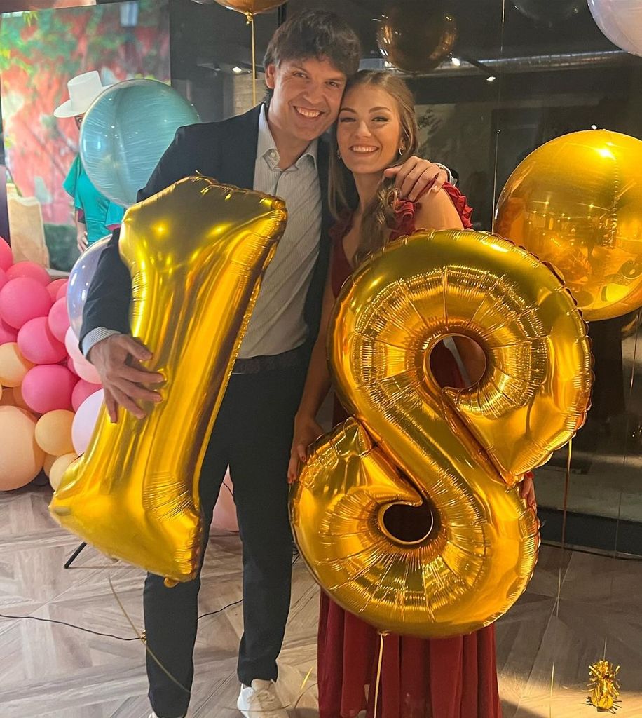 Fernando Morientes celebra los 18 años de su hija Gabriella