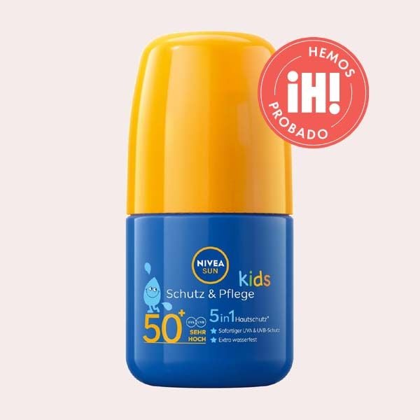 LA MEJOR EN FORMATO ROLL-ON: NIVEA SUN Roll-On Solar Kids Protege & Cuida FP50+