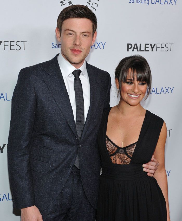 Lea Michele y Cory Monteith