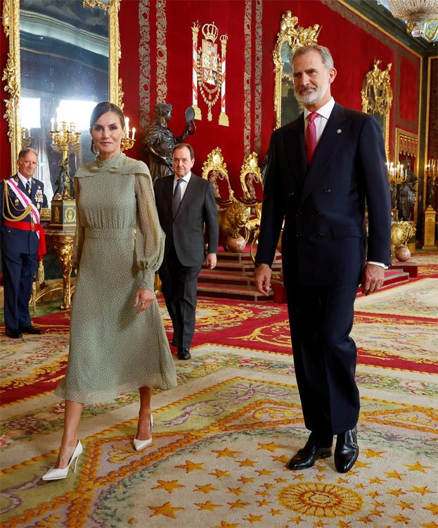 Recepción de los Reyes en el Palacio Real