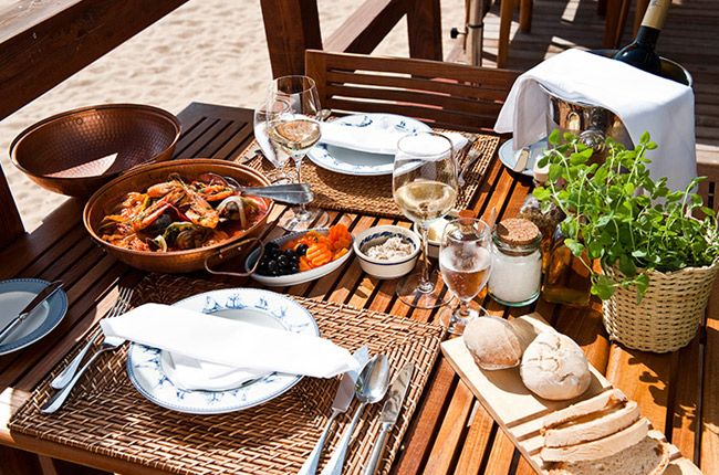 En el restaurante Adega, en el Hotel 'Vila Vita Parc', se sirve gastronomía típica portuguesa. En la foto, su plato estrella, la cataplana.
