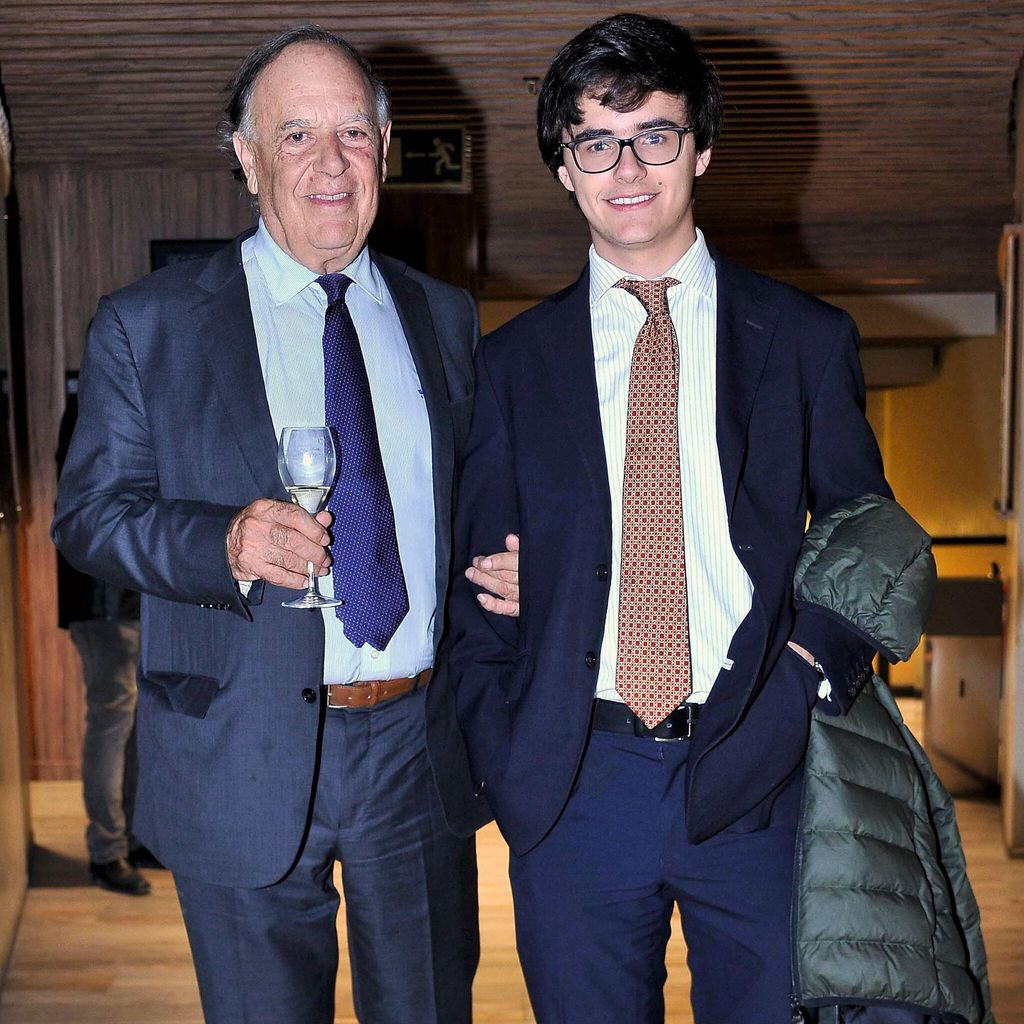 Carlos Falco y y su hijo Duarte Falco de la Cierva.