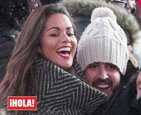 Lara Álvarez y Fernando Alonso dieron la bienvenida a 2015 en Nueva York
