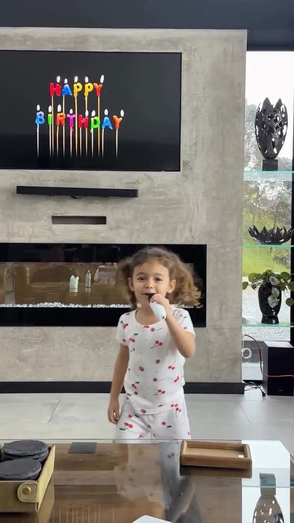 Skye, la hija menor de Ximena Duque celebra su cuarto cumpleaños