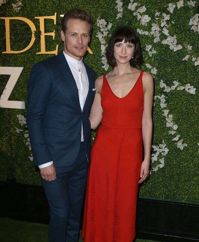 Caitriona Balfe y Sam Heughan