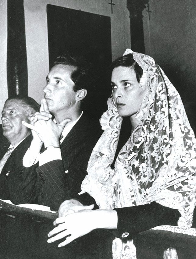 Boda de Lucía Bosé con Luis MIguel Dominguín