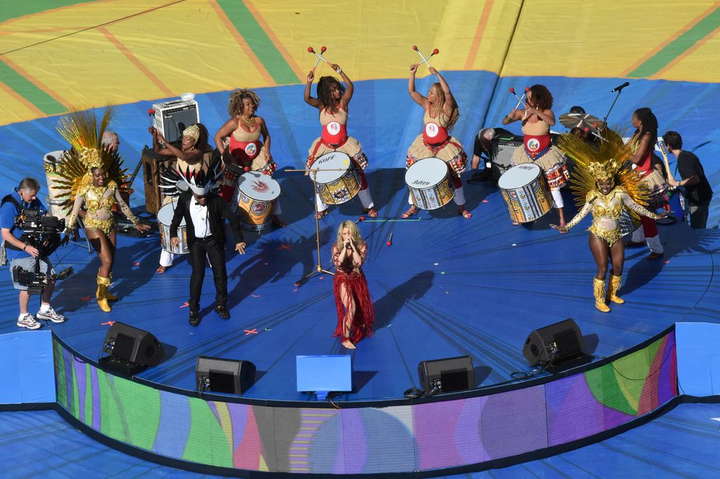 La actuación de Shakira en la final de la Copa del Mundo de 2014 es una de las actuaciones más recordadas