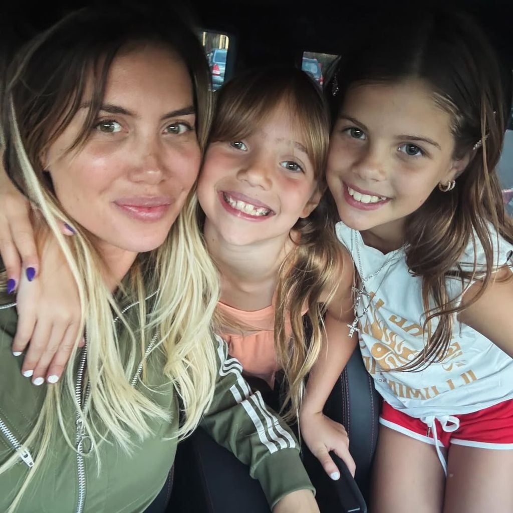 Wanda Nara y sus hijas