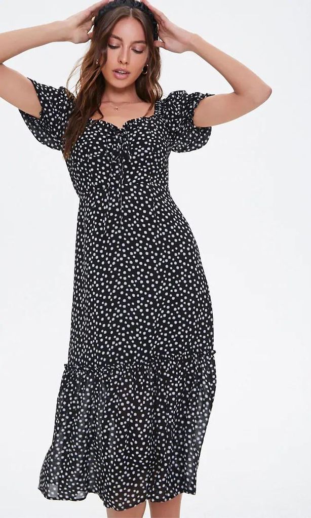 7 vestidos con margaritas daisy print maxi dress de forever 21