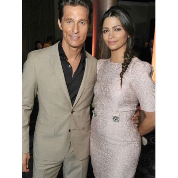 Matthew McConaughey y Camila Alves.
