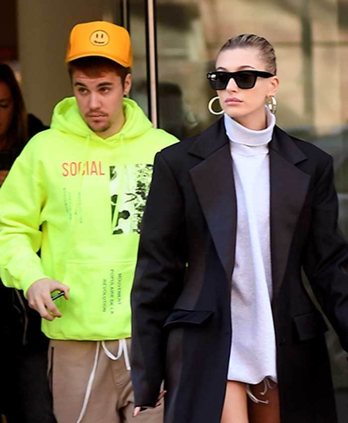 Justin Bieber y Hailey Baldwin  en las calles de Nueva York