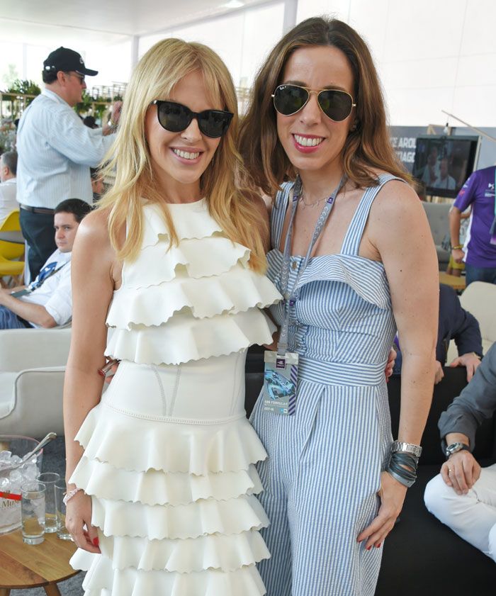 Kylie Minogue y Ana Aznar