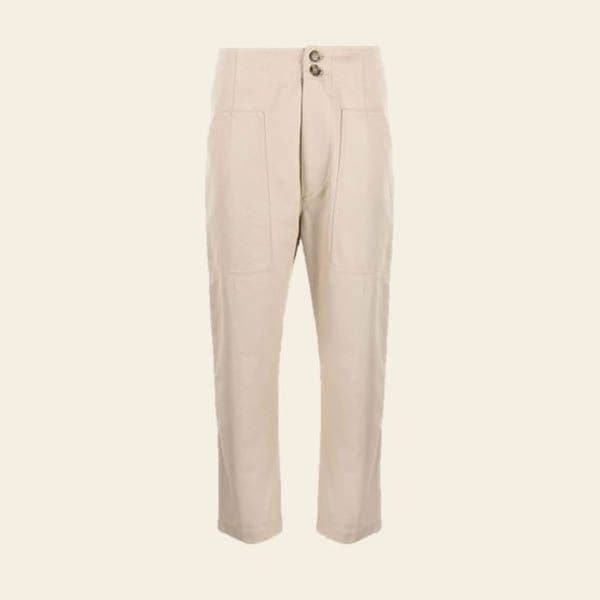 pantalones beige isabel marant