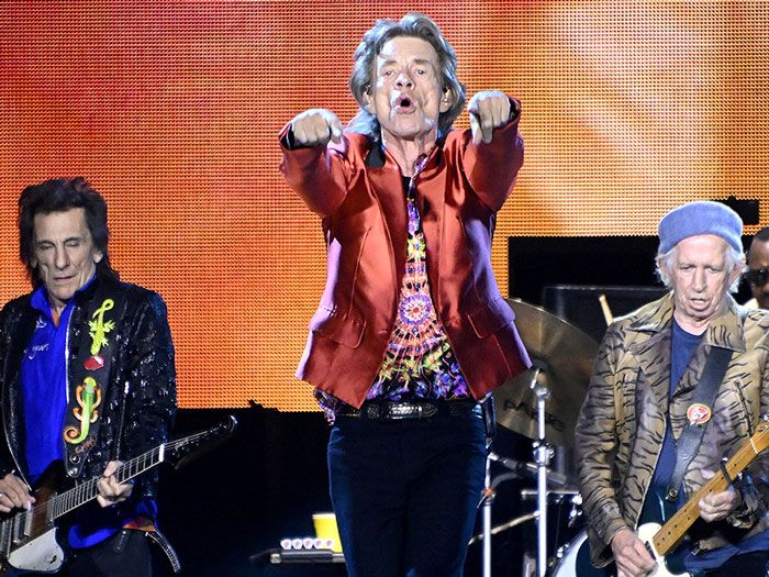 Imagen de los Rolling Stones en el concierto de Madrid 