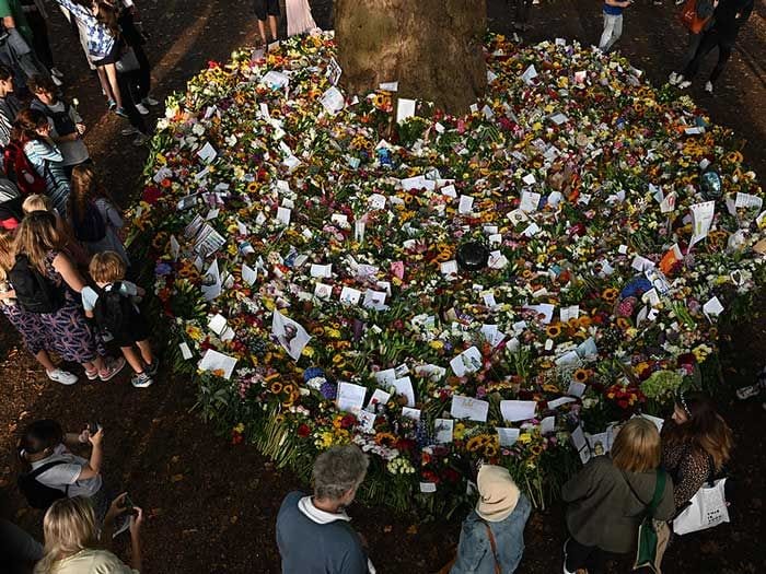 Homenaje a la reina Isabel en Londres