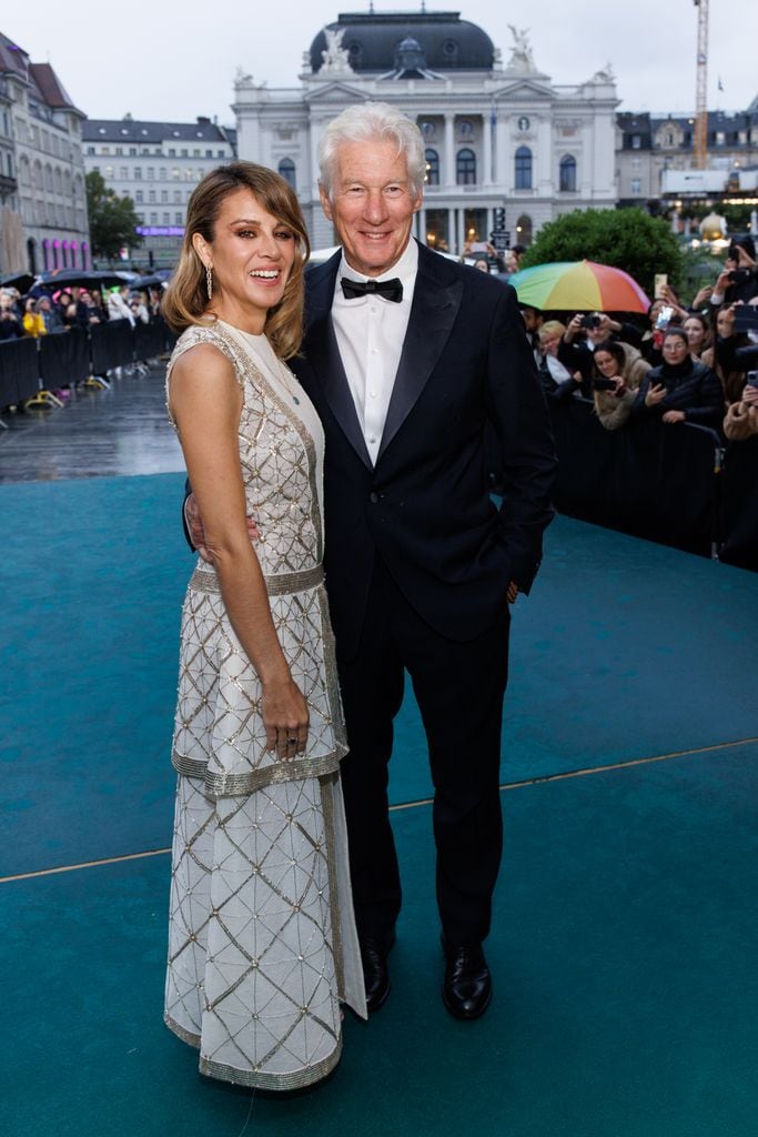 Richard y Alejandra Gere en el Festival de Cine de Zúrich el 8 de octubre de 2024