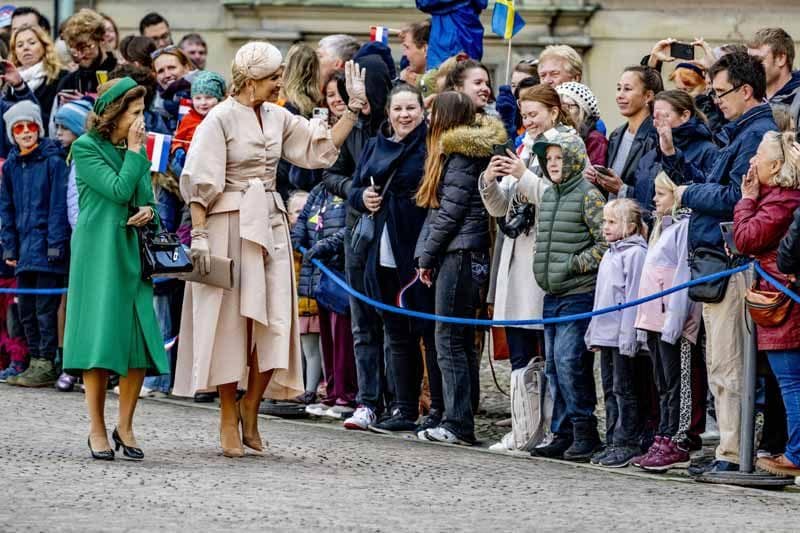 Reinas Silvia de Suecia y Máxima de Países Bajos