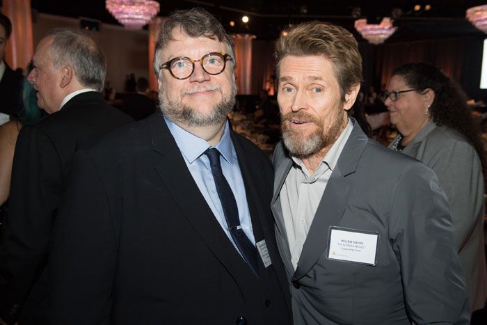 Guillermo del Toro y Willen Dafoe