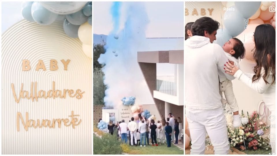 Ximena Navarrete y su esposo festejaron el baby shower de su tercer bebe; será un niño y nacerá en 2025