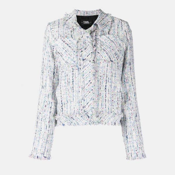 chaqueta tweed karl lagerfeld