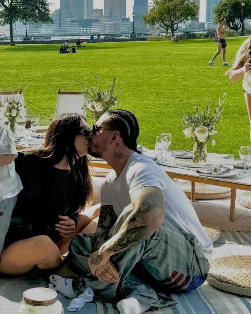 J Balvin le organizó un picnic a Valentina por su cumpleaños.