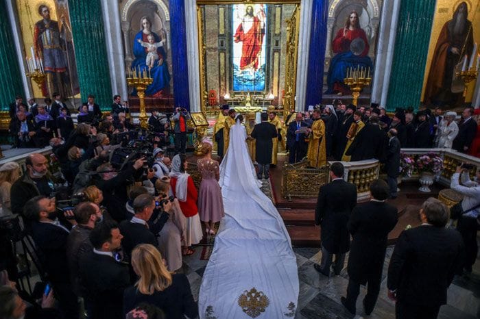 De los duques de Anjou a Simeón de Bulgaria: la gran cita 'royal' en la boda de Jorge de Rusia