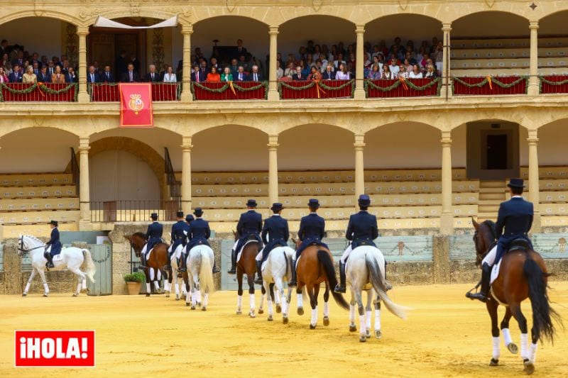 El rey Felipe en la plaza de toros de Ronda