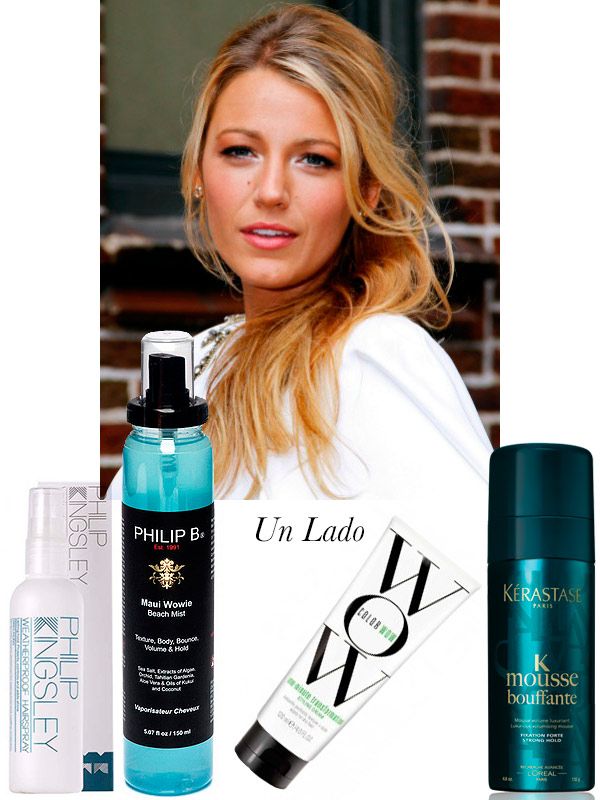 Look #3: Blake Lively y el pelo a un lado.
