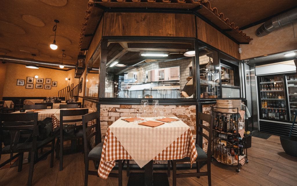 Interior del restaurante Pagus de Madrid