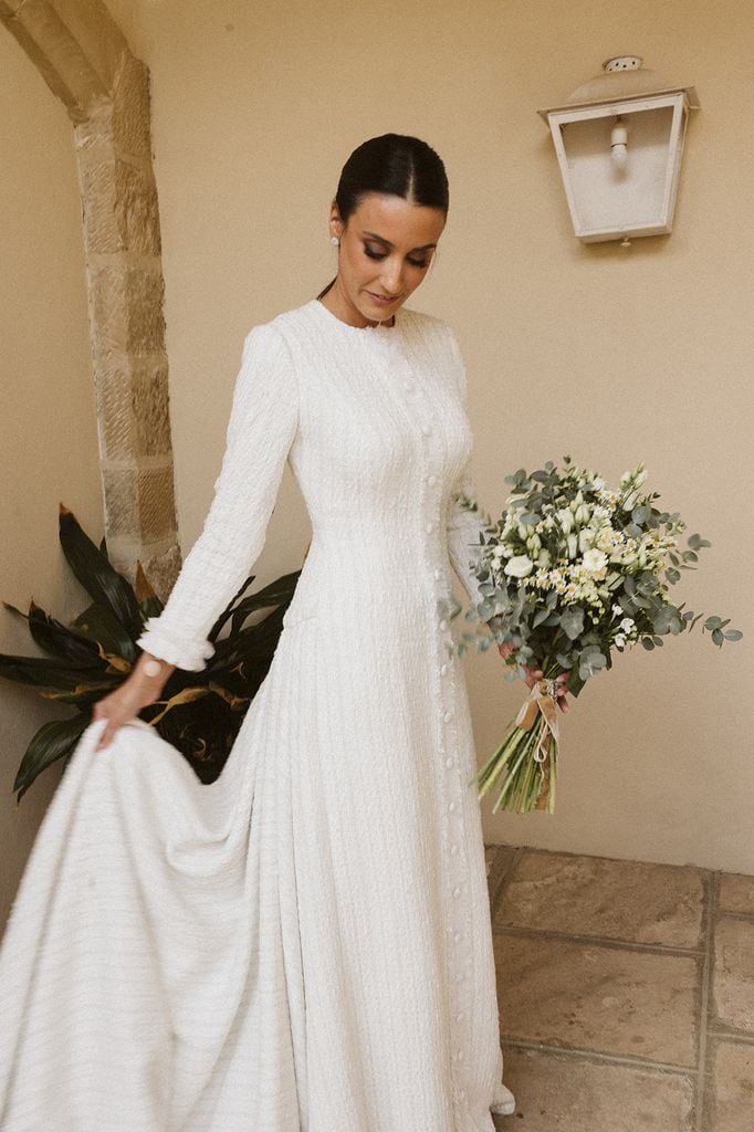 Vestido de novia diseñado por Isabel Hervás