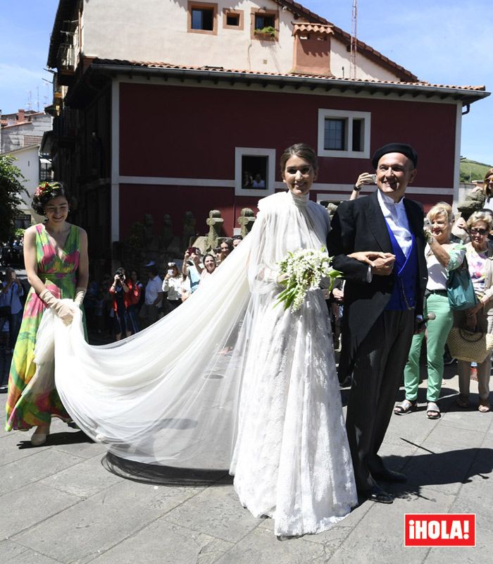 Sofía Palazuelo, entre las elegantes invitadas a la boda de Valentina Suárez de Zuloaga 