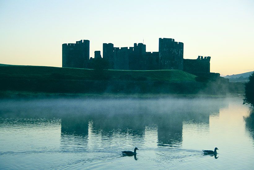 castillo-Caerphilly-gales