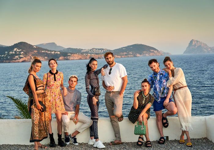 Actores fiesta Dior Ibiza