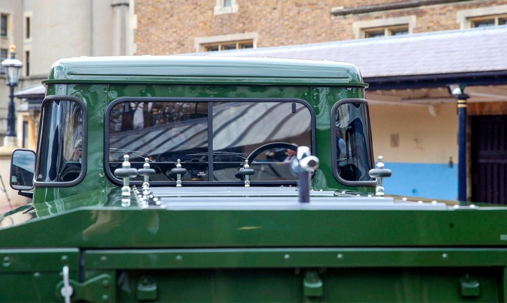 prince philip 39 s custom made land rover hearse unveiled for the first time