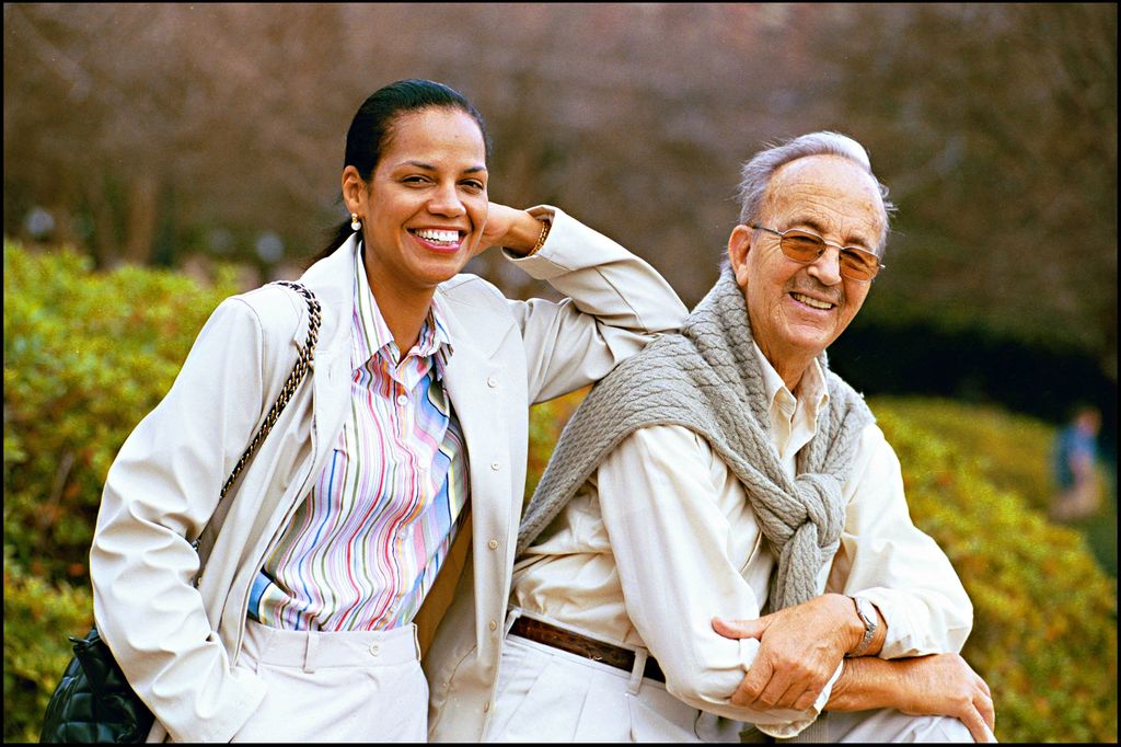 El doctor Iglesias Puga y su mujer Ronna Keitt en Nueva Orleans (2003)
