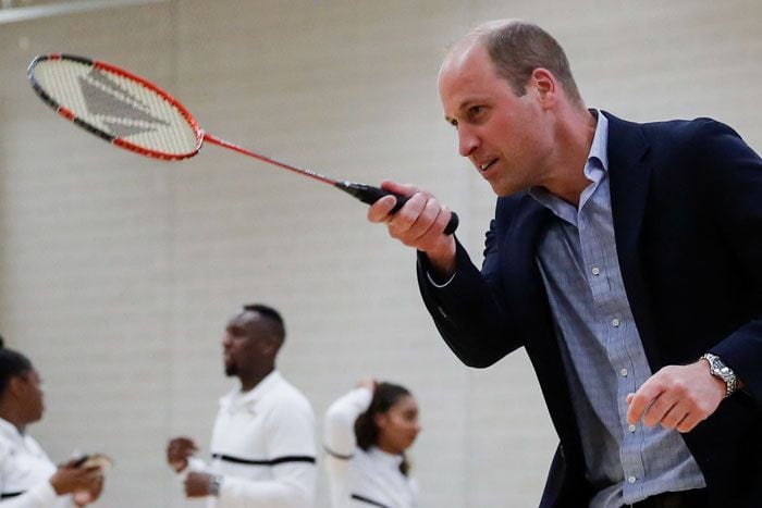 Duque de Cambridge bádminton