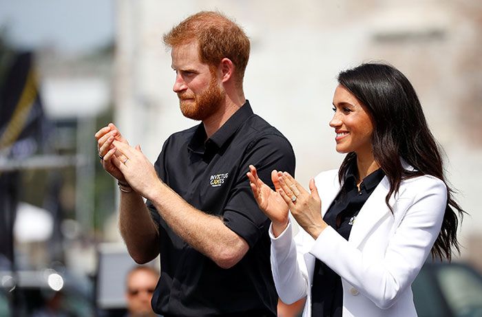 Los Duques de Sussex durante su visita oficial a Australia