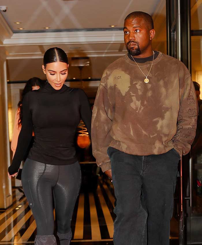 Kim Kardashian y Kanye West a punto de ser papás por cuarta vez