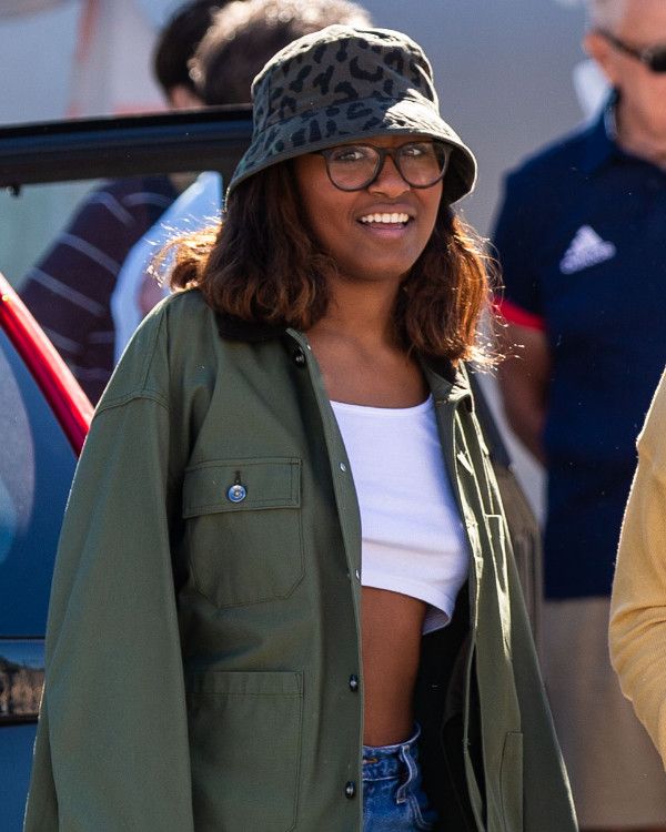 Sasha Obama con gafas