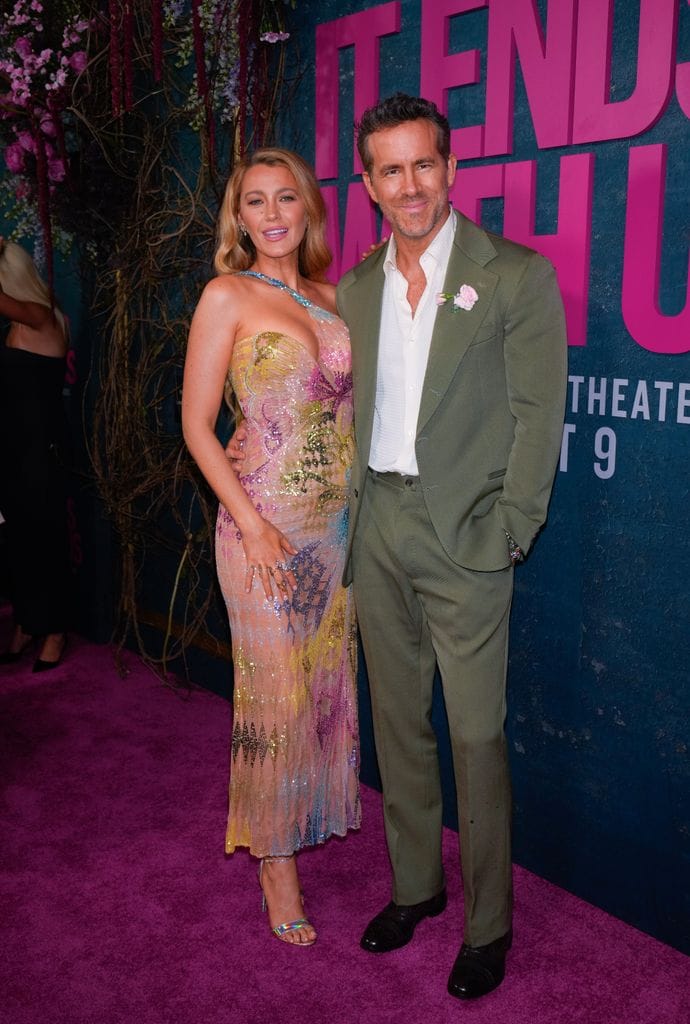 Blake Lively y Ryan Reynolds en la première de 'It Ends With Us' en Nueva York el pasado 6 de agosto