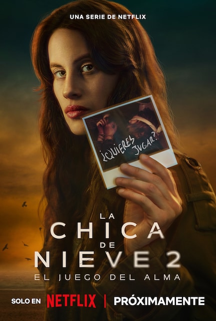 Cartel oficial de la segunda temporada de 'La chica de nieve'