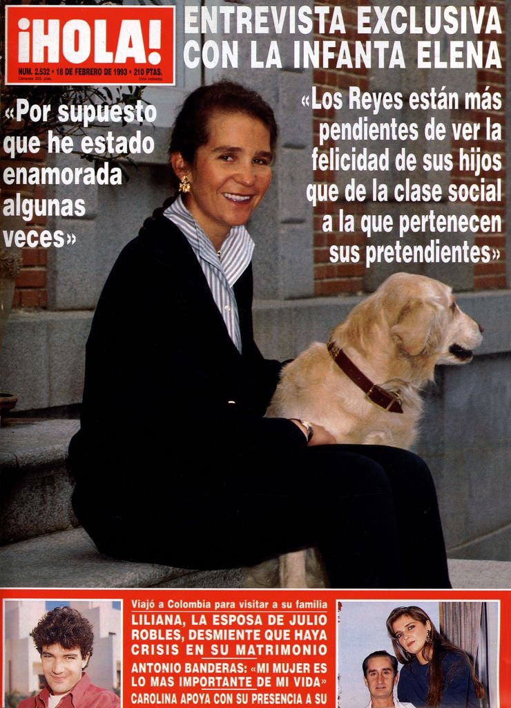 Infanta Elena en una portada de ¡HOLA!