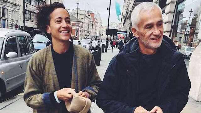 Jorge Ramos y su hija Paola