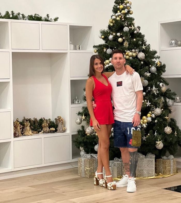 Leo Messi y Antonela Roccuzzo