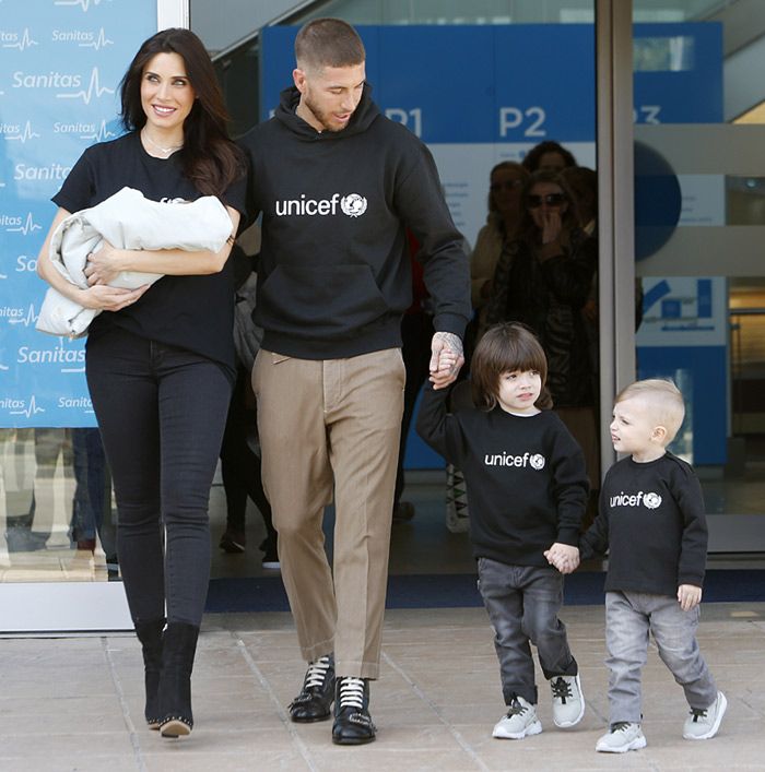 Pilar Rubio y Sergio Ramos ya están en casa con su pequeño Alejandro