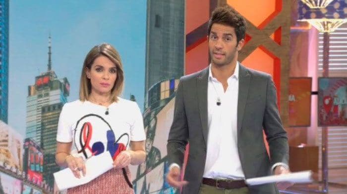 Santi Burgoa y Carmen Chaparro en 'Cuatro al día'