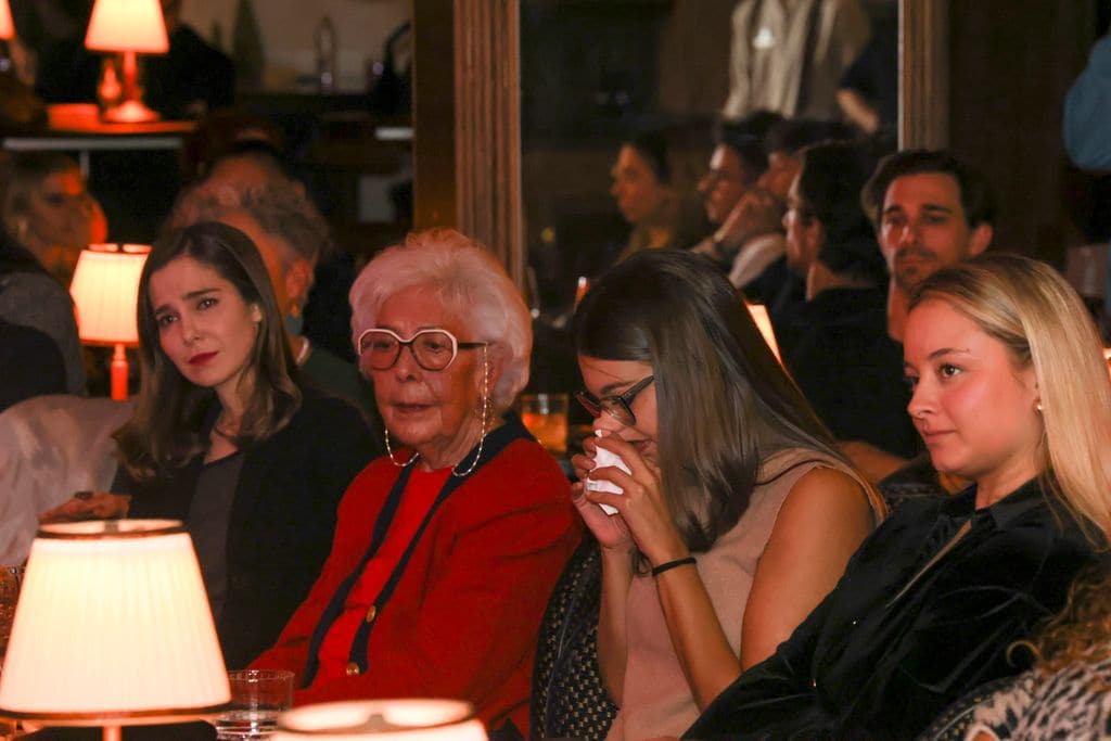 Singer Ana Guerra and Natalia Sánchez during book premiere Yo sostenido in Madrid on Monday, 9 December 2024.