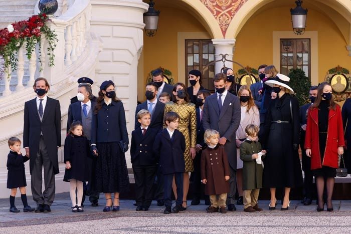 Los Grimaldi en el Día Nacional de Mónaco