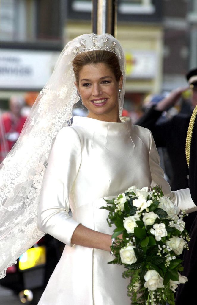 Las joyas de Máxima de Holanda el día de su boda